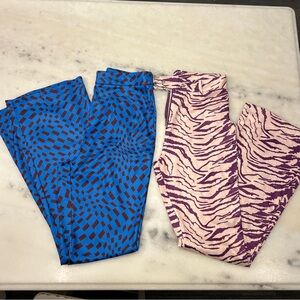 Two Pair of SHEIN Bell Bottom Pants. Excellent Condition. Size Small and Medium